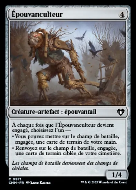 Épouvanculteur, carte Magic CMM 971 — extension Commander Masters