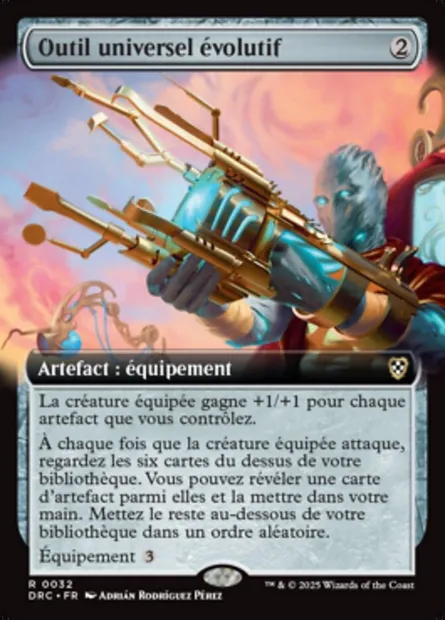 Outil universel évolutif, carte Magic DRC 32 — extension Aetherdrift Commander