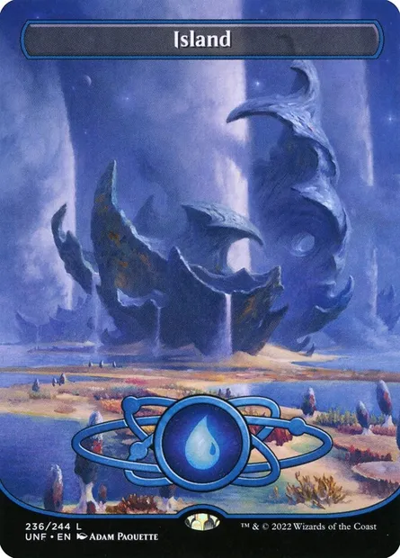 Island, Magic card UNF 236 — Unfinity set