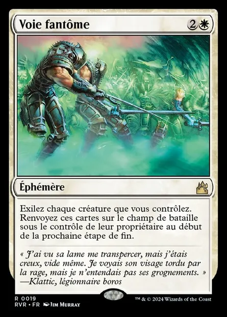 Voie fantôme, carte Magic RVR 19 — extension Ravnica Remastered