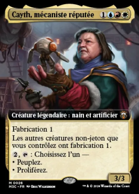 Cayth, mécaniste réputée, carte Magic M3C 26 — extension Modern Horizons 3 Commander