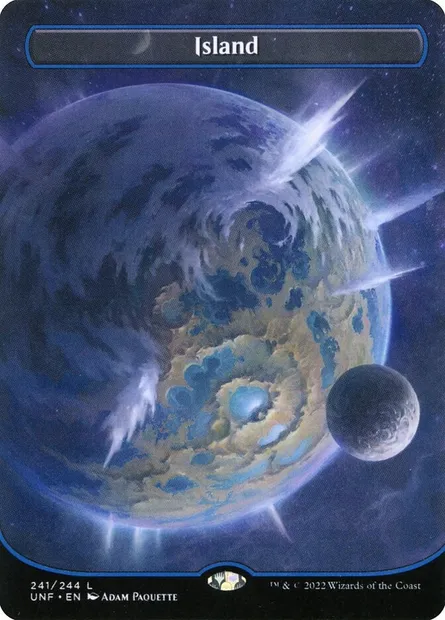 Island, Magic card UNF 241 — Unfinity set