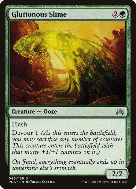 Gluttonous Slime, Magic card PCA 65 — Planechase Anthology set