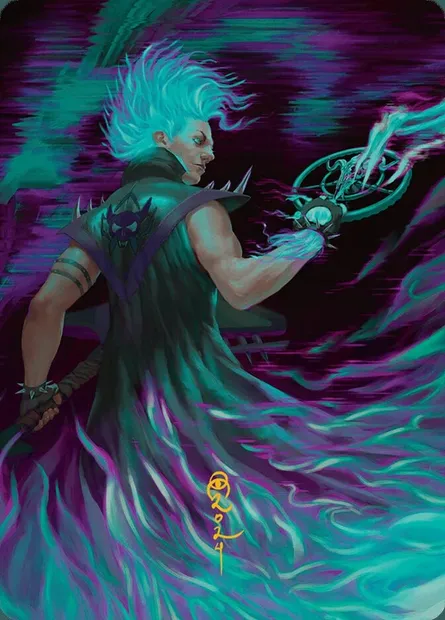 Winter, Cursed Rider // Winter, Cursed Rider, carte Magic ADFT 7 — extension Aetherdrift Art Series