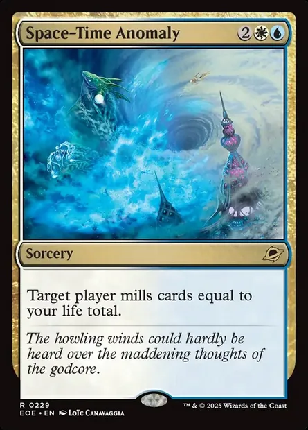 Space-Time Anomaly, Magic card EOE 229 — Edge of Eternities set