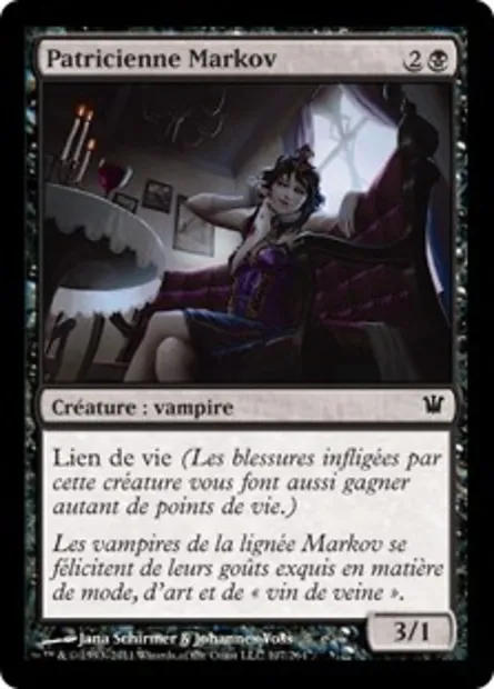 Patricienne Markov, carte Magic ISD 107 — extension Innistrad