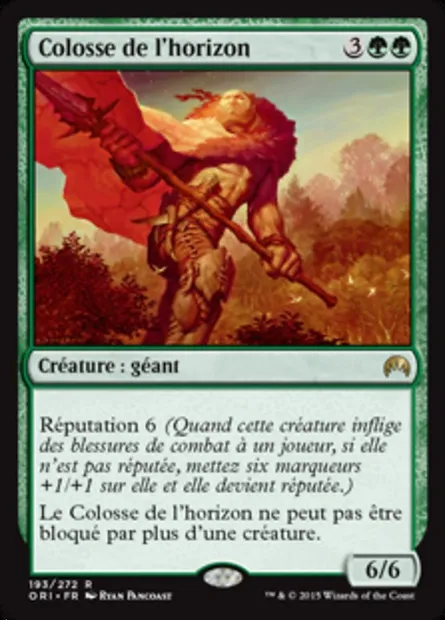 Colosse de l'horizon, carte Magic ORI 193 — extension Magic Origines