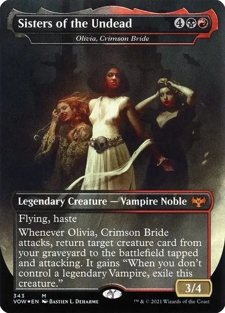 Olivia, Crimson Bride, Magic card VOW 343 — Innistrad: Crimson Vow set