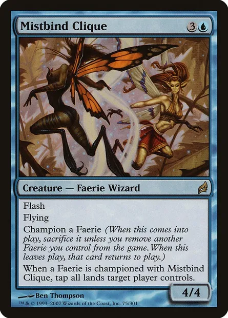 Mistbind Clique, Magic card LRW 75 — Lorwyn set