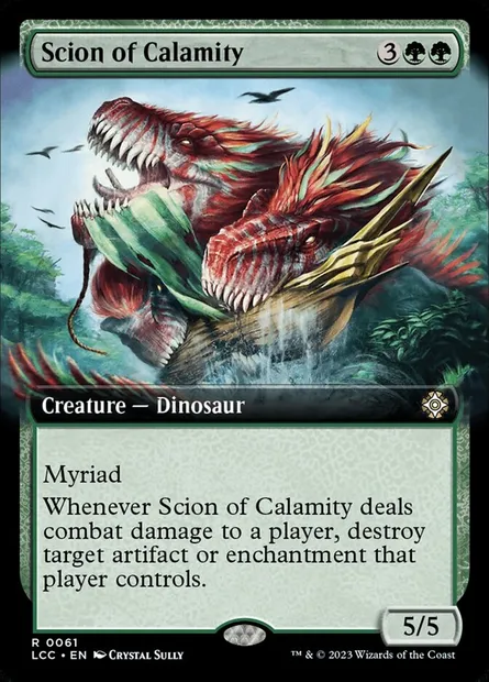 Scion of Calamity, Magic card LCC 61 — The Lost Caverns of Ixalan Commander set