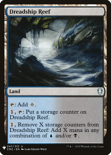 Dreadship Reef, Magic card PLST CM2-247 — The List set