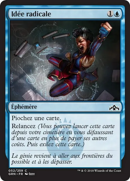 Idée radicale, carte Magic GRN 52 — extension Les Guildes de Ravnica