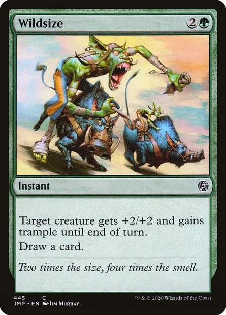 Wildsize, Magic card JMP 445 — Jumpstart set