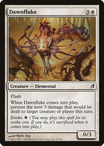 Dawnfluke, Magic card LRW 12 — Lorwyn set