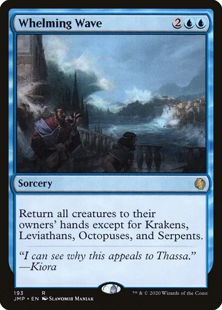 Whelming Wave, Magic card JMP 193 — Jumpstart set