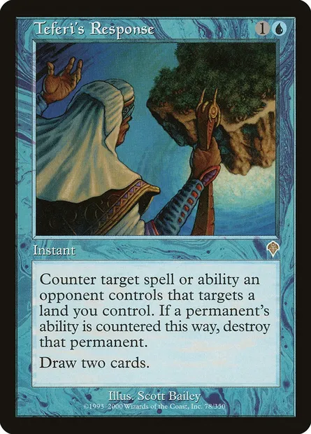 Teferi's Response, Magic card INV 78 — Invasion set