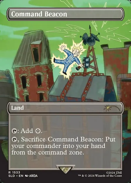 Flambeau du Commandement, carte Magic SLD 1533 — extension Secret Lair Drop