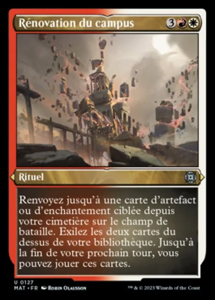 Rénovation du campus, carte Magic MAT 127 — extension L'invasion des machines : le jour d'après