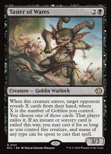 Taster of Wares, Magic card ECL 121 — Lorwyn Eclipsed set