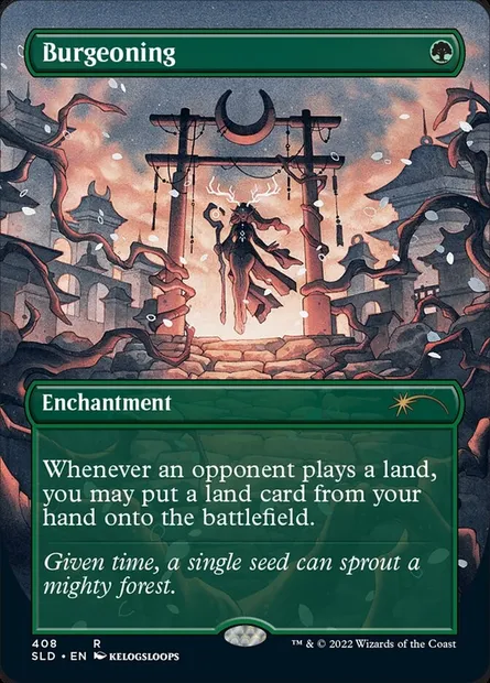 Bourgeonnement, carte Magic SLD 408 — extension Secret Lair Drop