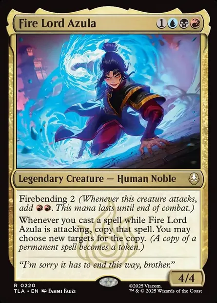 Fire Lord Azula, Magic card TLA 220 — Avatar: The Last Airbender set