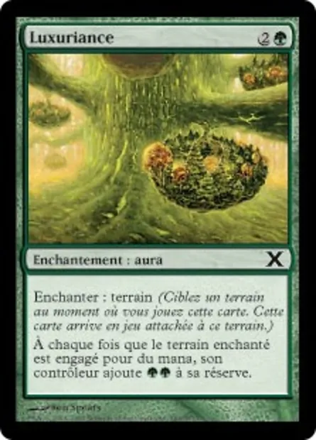 Luxuriance, carte Magic 10E 283 — extension Dixième édition