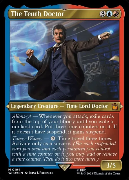 The Tenth Doctor, Magic card WHO 194 — Doctor Who set