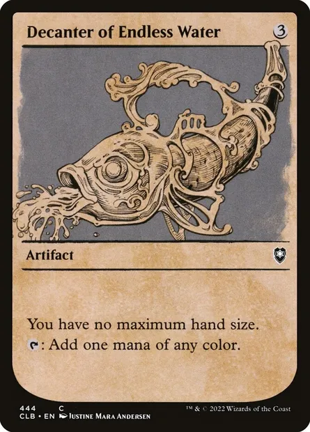 Decanter of Endless Water, Magic card CLB 444 — Commander Legends: Battle for Baldur's Gate set