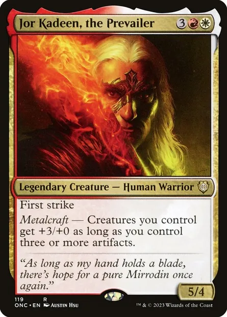 Jor Kadeen, the Prevailer, Magic card ONC 119 — Phyrexia: All Will Be One Commander set