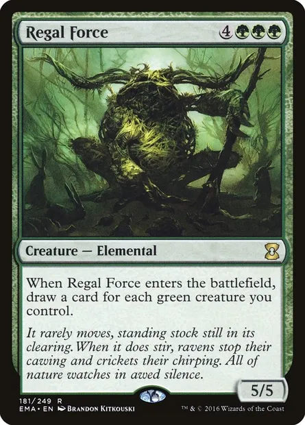 Force royale, carte Magic EMA 181 — extension Eternal Masters