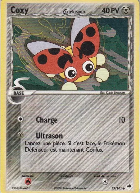 Coxy δ, carte Pokémon DF 53 — extension EX Île des Dragons
