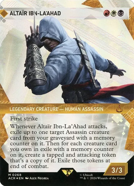 Altaïr Ibn-La'Ahad, Magic card ACR 268 — Assassin's Creed set