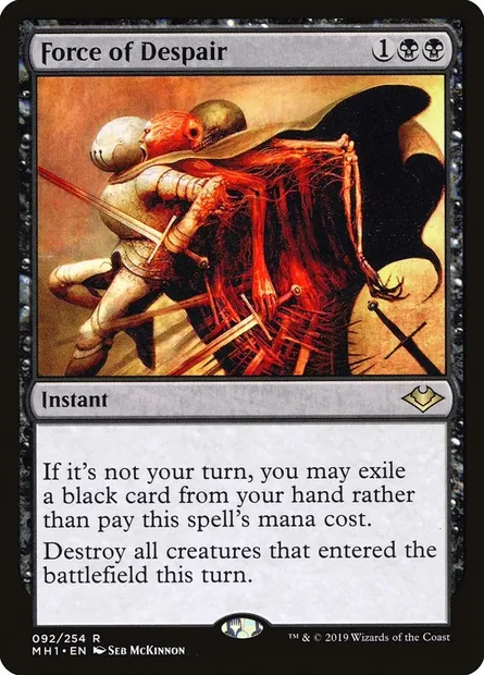 Force of Despair, Magic card MH1 92 — Modern Horizons set