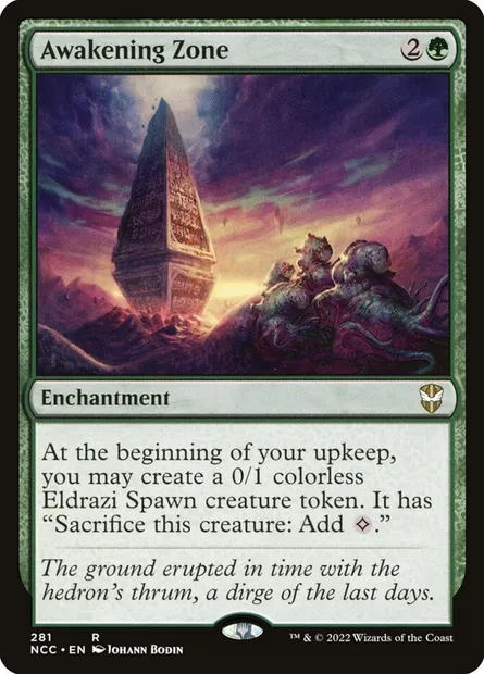 Awakening Zone, Magic card NCC 281 — New Capenna Commander set