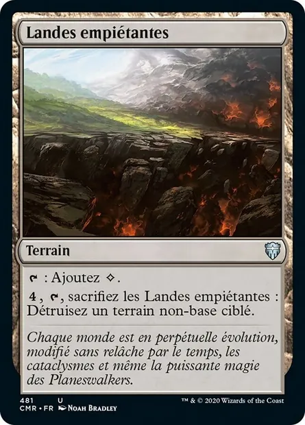 Landes empiétantes, carte Magic CMR 481 — extension Commander Legends