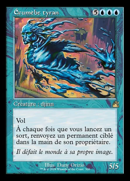 Écumèbe tyran, carte Magic RVR 320 — extension Ravnica Remastered
