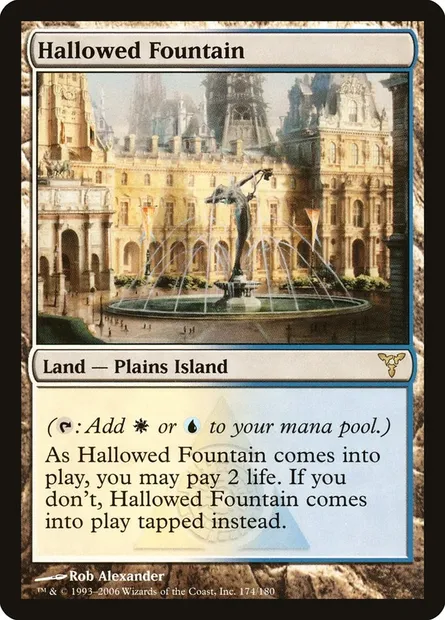 Fontaine sacrée, carte Magic DIS 174 — extension Discorde