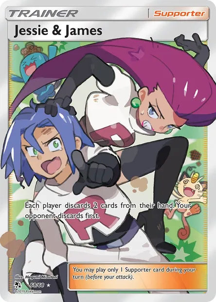 Jessie & James, Pokémon card HIF 68 — Hidden Fates set