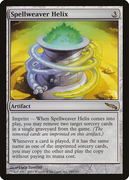 Spellweaver Helix, Magic card MRD 247 — Mirrodin set