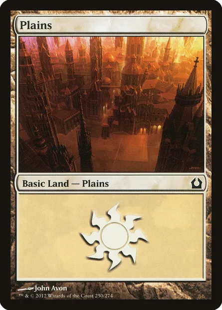 Plains, Magic card RTR 250 — Return to Ravnica set