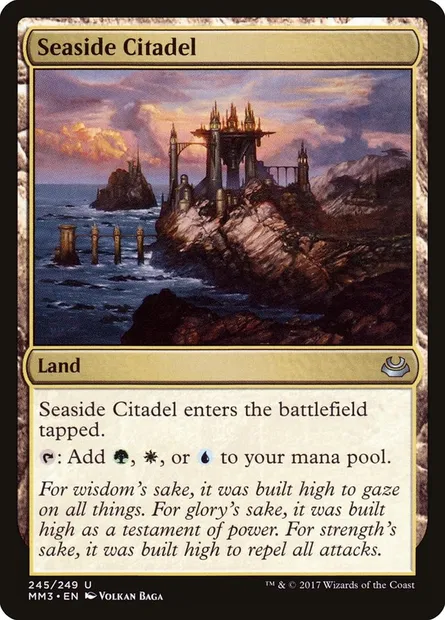 Seaside Citadel, Magic card MM3 245 — Modern Masters 2017 set
