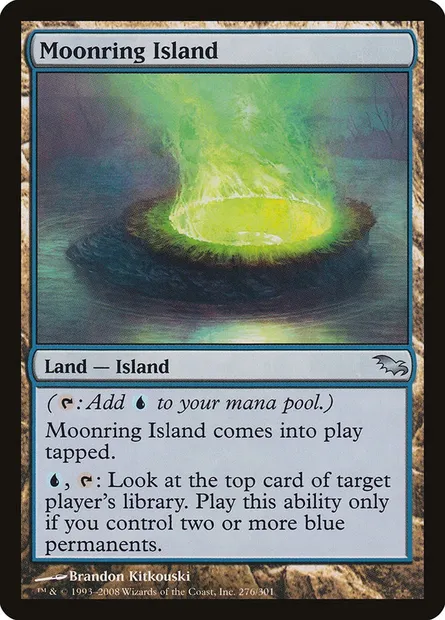 Moonring Island, Magic card SHM 276 — Shadowmoor set