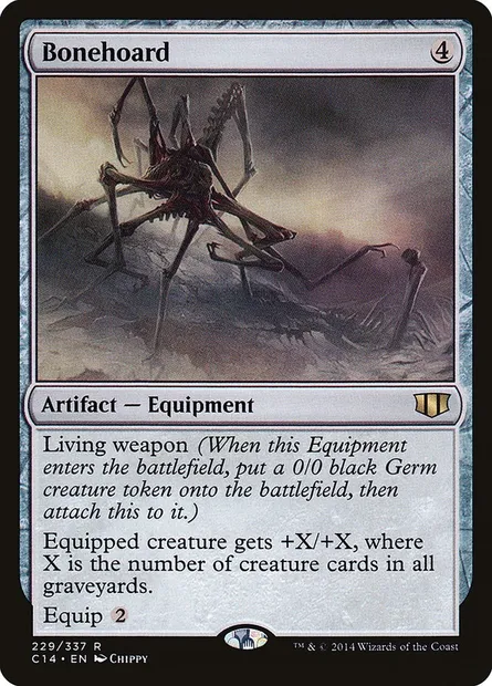 Bonehoard, Magic card C14 229 — Commander 2014 set