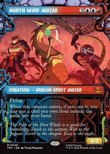 North Wind Avatar, Magic card TMT 248 — Teenage Mutant Ninja Turtles set