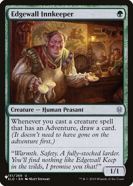 Tavernier de Bornemur, carte Magic PLST ELD-151 — extension The List