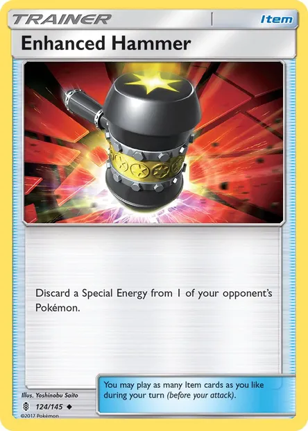 Enhanced Hammer, Pokémon card GRI 124 — Guardians Rising set