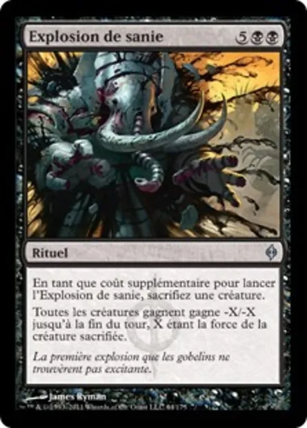 Explosion de sanie, carte Magic NPH 64 — extension La Nouvelle Phyrexia
