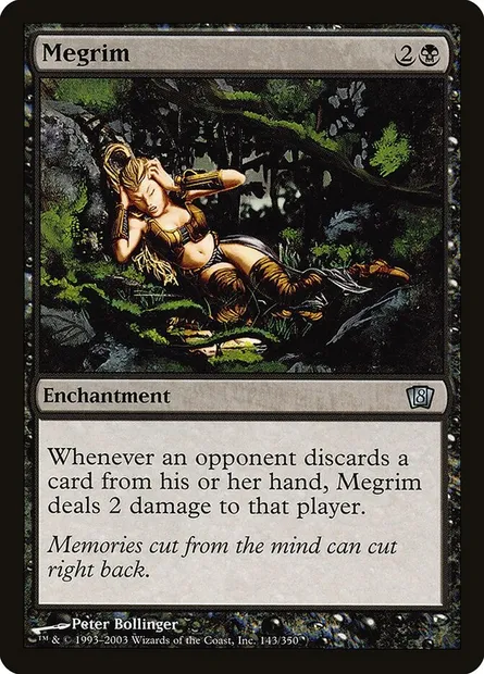 Megrim, Magic card 8ED 143★ — Eighth Edition set