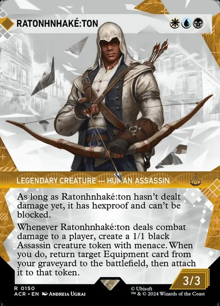 Ratonhnhaké꞉ton, Magic card ACR 150 — Assassin's Creed set