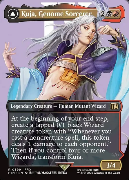 Kuja, Genome Sorcerer // Trance Kuja, Fate Defied, carte Magic FIN 399† — extension Final Fantasy